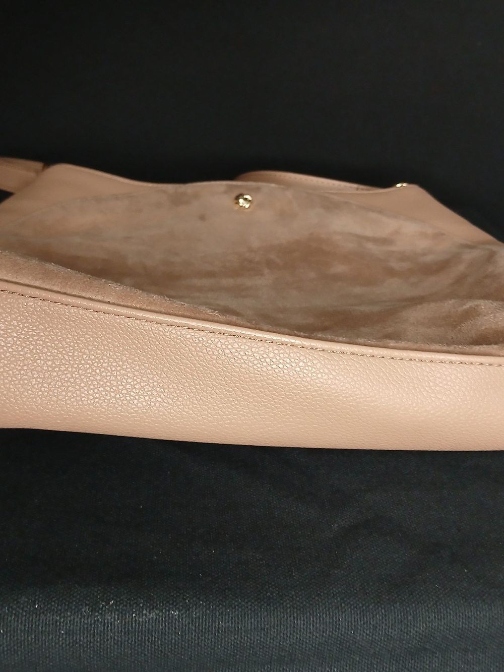 Lauren Conrad Suede Shoulder Tote in Nude Pink - Picture 7 of 16